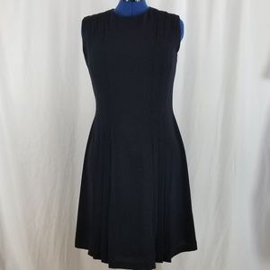 Womens Sleeveless Navy Dress with lining